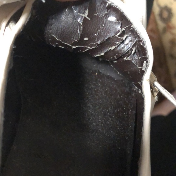 Aerosoles Beige Leather and canvas shoes size 10 please read description. - Picture 10 of 10